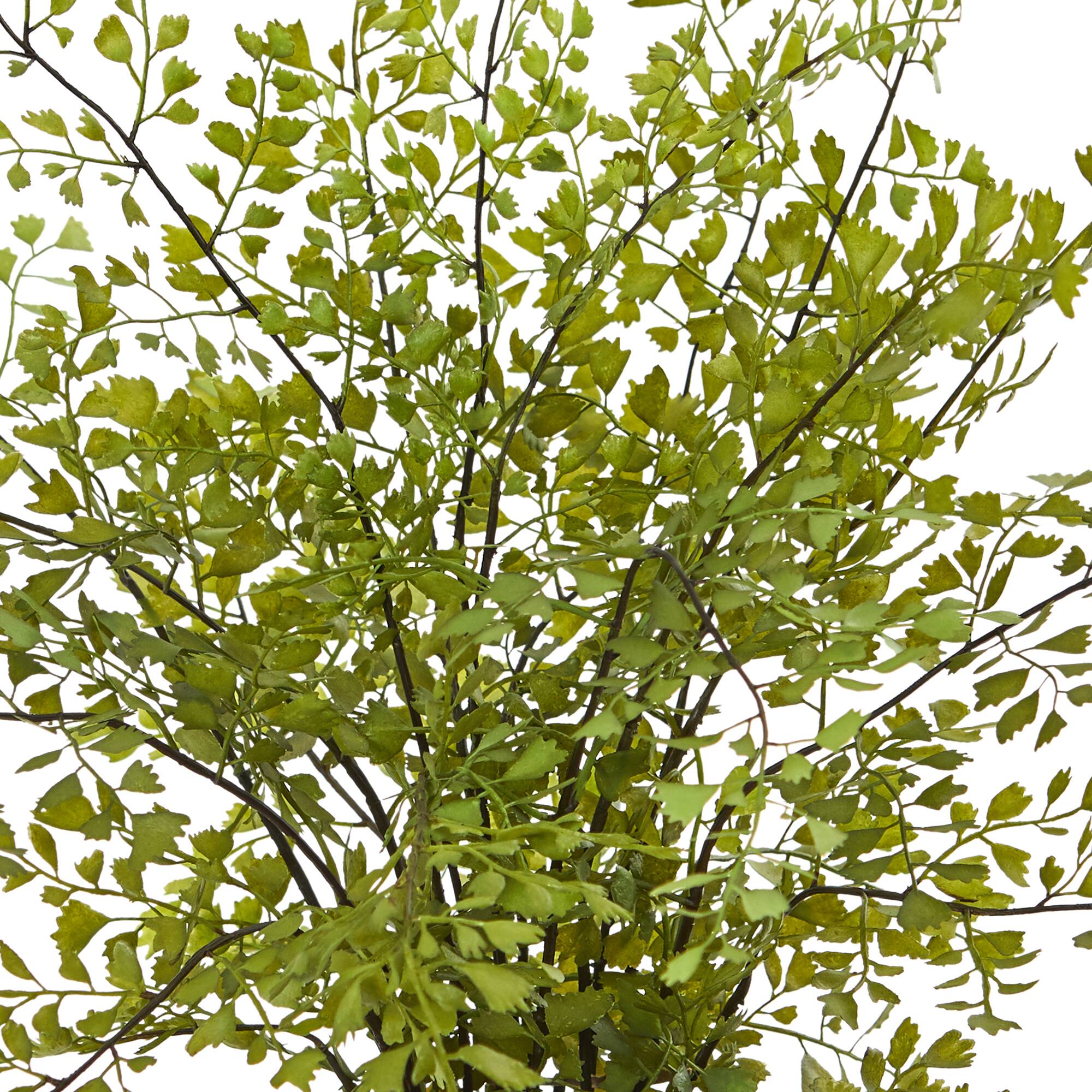 13" Maiden Hair Artificial Plant in Decorative Planter